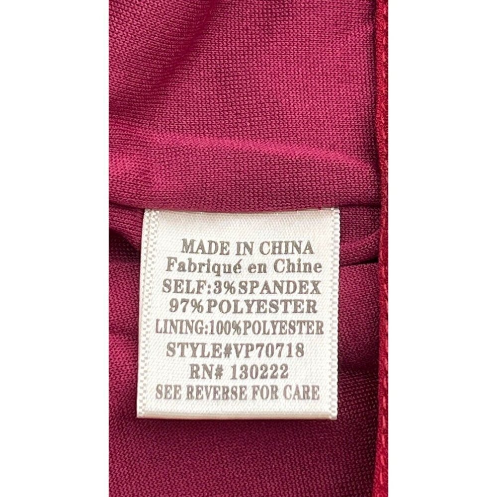 Very J By Nasty Gal Women's Burgundy Tapered Pleated Pants Size S - Picture 8 of 15